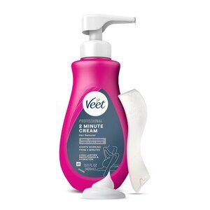 Veet Professional 2 Minute Cream w/ Shea Butter, 13.5 fl oz w/Spatula